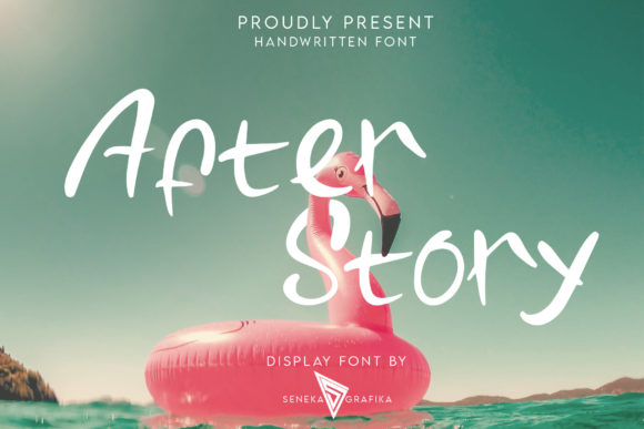After Story: A Refined Script Font for Editorial Elegance