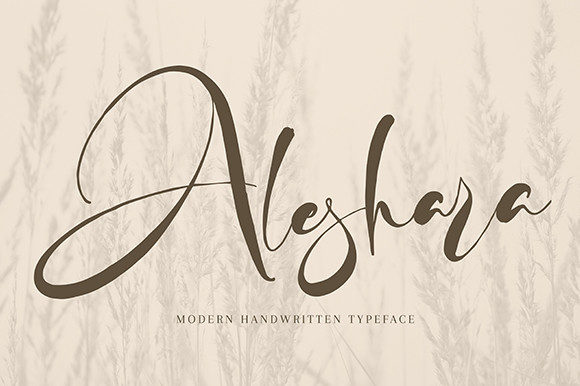 Aleshara: A Handwritten Font That Feels Timeless and Modern
