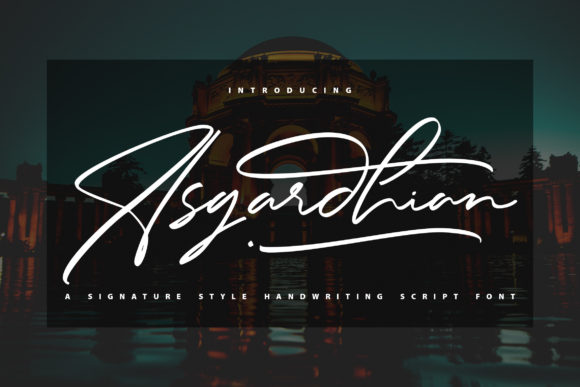 Asgardhian: A Handwritten Font with Editorial Elegance
