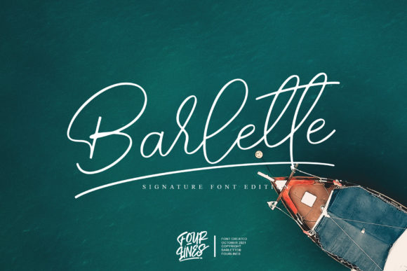 Barlette: A Script Font That Elevates Digital Design