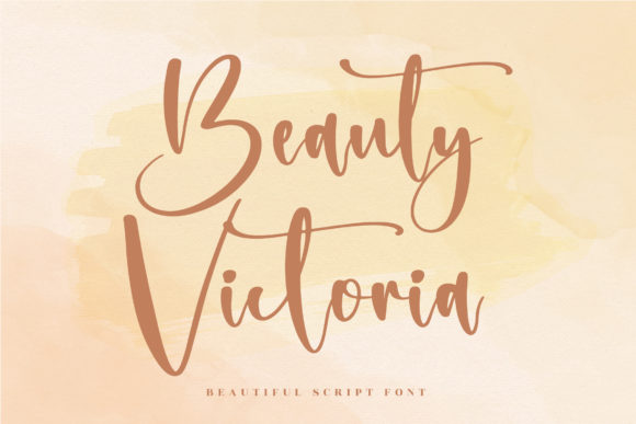 Beauty Victoria: A Delicate Script Font for Editorial Elegance