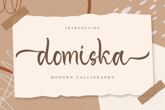 Domiska: A Script Font for Modern Branding