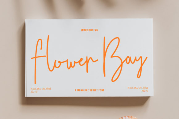 Flower Bay Font for Web Design and Branding