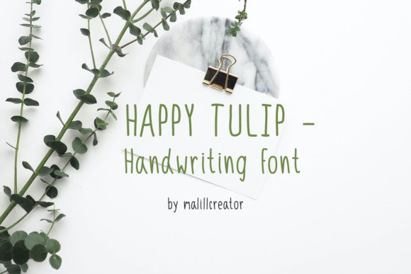 Happy Tulip Font for Editorial Design and Content Creation