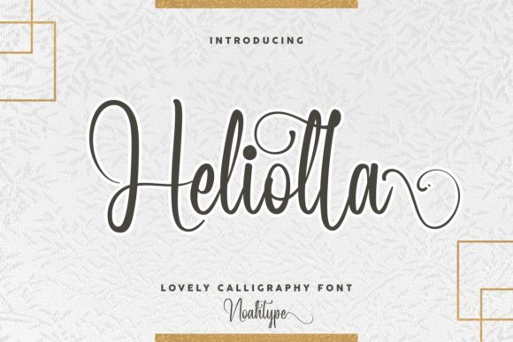Heliolla: A Luxurious Script Font for Handmade Creations