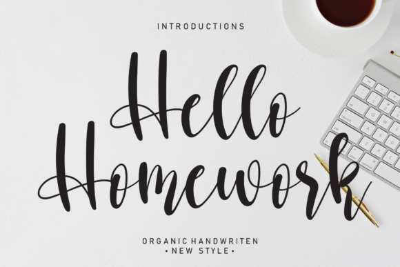 Hello Homework Font for Professional Branding