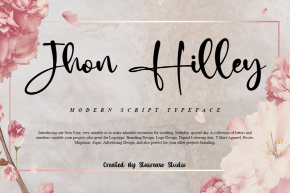 Jhon Hilley: A Refined Script Font for Modern Editorial Design
