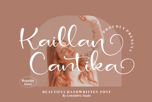 Kaillan Cantika: A Handwritten Font for Craft Creations