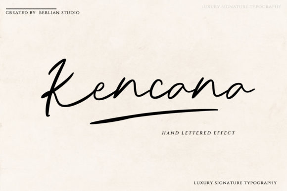 Kencana Script Font for Eye-Catching Campaigns