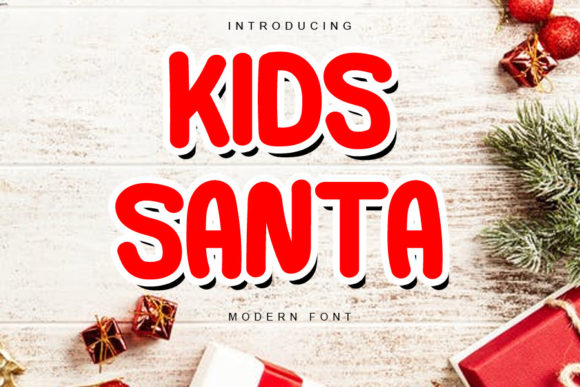 Kids Santa Font for Editorial Design