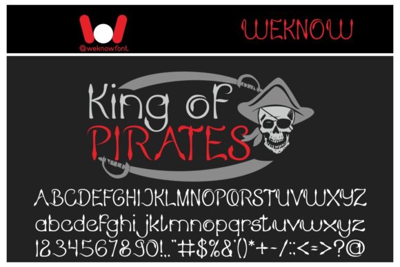King of Pirates: A Handwritten Font for Bold Digital Branding