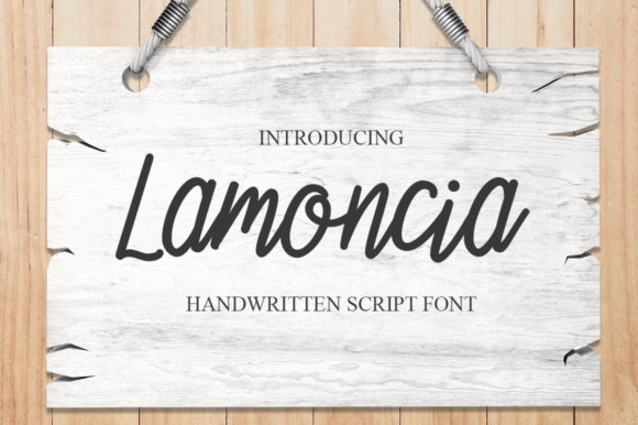 Lamoncia: A Delicate Font for Handmade Creations