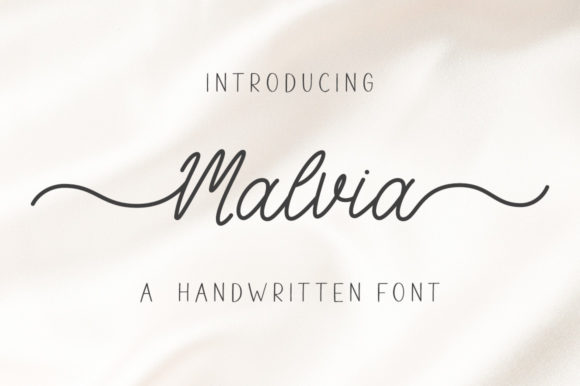Malvia: A Vintage Script Font for Timeless Branding