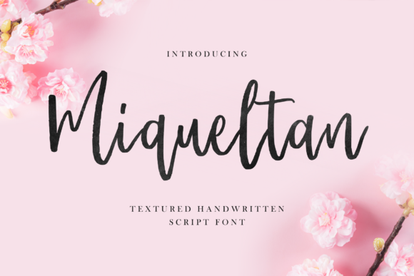 Miqueltan: A Handwritten Font for Bold Editorial Design