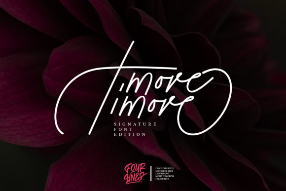More Timore: A Graceful Script Font for Digital Marketing