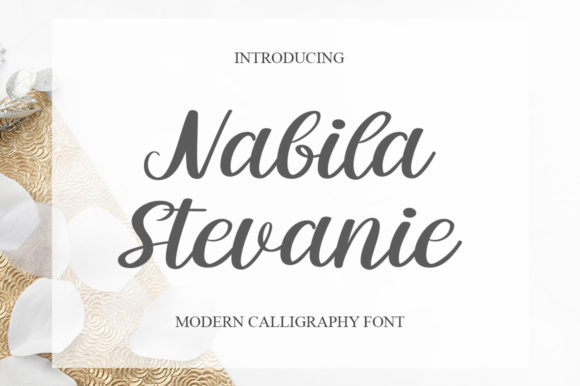Nabila Stevanie Font for Handmade Creations