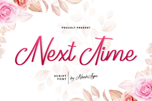Next Time: A Script Font for Modern Branding