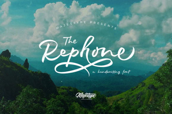 Rephone: A Playful Script Font for Polished Branding