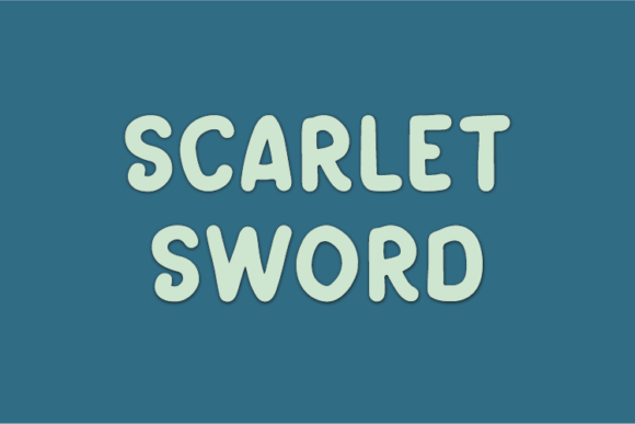 Scarlet Sword: A Designer's Take on a Script Font