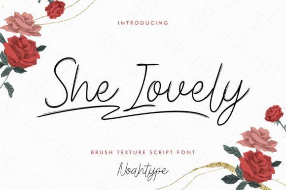 She Lovely Font for Web Design: A Luxurious Display Typeface