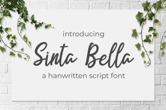 Sinta Bella Script Font for Web Design