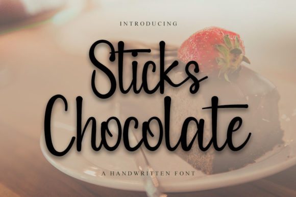 Sticks Chocolate: A Timeless Script Font for Modern Branding