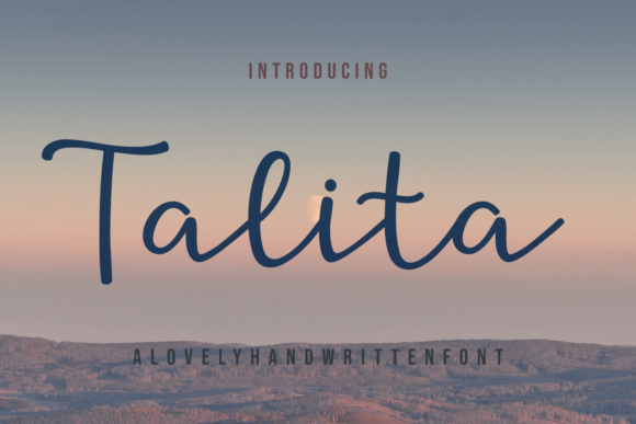 Talita: A Timeless Handwritten Font for Modern Web Design