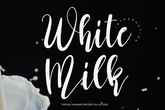 White Milk: A Script Font for Modern Branding
